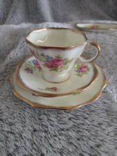 Vintage Foley Tulips Bone