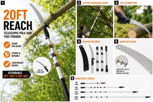 20ft 6meter telescopic - /,
