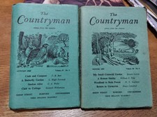 2x The Countryman Magazine Winter 1959 & Autumn 1960 Vintage VGC