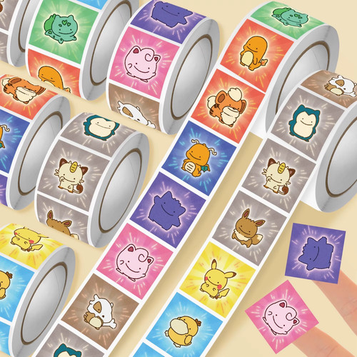 Pokemon cartoon square card - cartoon,