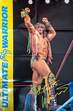 RARE VINTAGE WWF ULTIMATE WARRIOR SUMMERSLAM 1992 GIANT POSTER FOLDED 8 SHEET 