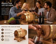 3L Wooden Oak Wine Barrel