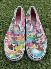 Vans x Disney Alice In Wonderland Shoes Slip On UK 5 trainers 