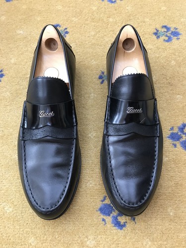 Gucci loafers leather shoes - gucci,