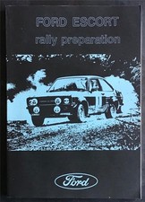 FORD ESCORT Mk I & Mk II Rally Preparation Manual Book c1980?