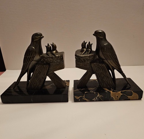 Vintage art deco bookends - vintage,