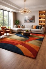 Contemporary hand tufted floor - hand,