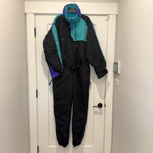 Vtg columbia black neon - vtg, purple