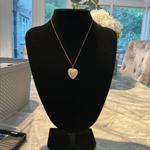 9ct gold heart locket - locket, 375