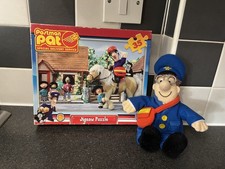 Postman Pat Teddy Plush Toy & Puzzle