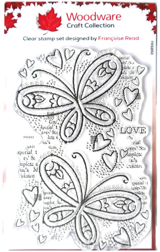 Woodware clear acrylic stamp - clear,