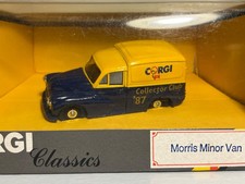 CORGI C957/3 Morris Minor Van Collector Club '87 '88 Boxed