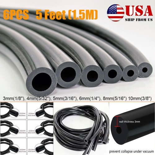 5ft 6pcs 8 10mm car - 6pcs, 3/4/5/6/8/10mm