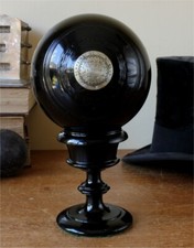 Antique Bowling Ball Presentation Trophy. Lawn Bowls. Newmains Bowling Club 1908