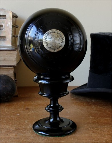 Antique bowling ball - bowling,