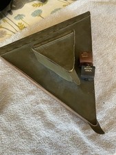 Vintage Pool Balls In Wooden Triangle Storage 