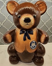Teddy Bear Cookie Jar Vintage