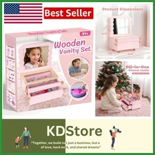 Wooden Kids Vanity Set with