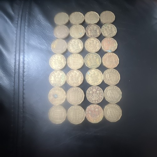 Three pence piece bundle - three,
