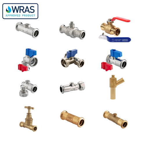 Copper press fit valves water - fit,