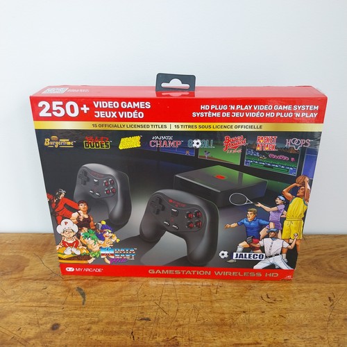 Arcade retro game station - my,
