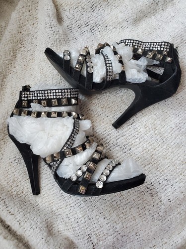 Brand new black faux - faux, suede