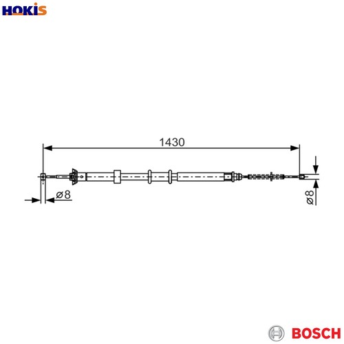 Cable pull parking - parking, brake