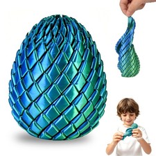 Twisty Fidget Egg, 3D Printed