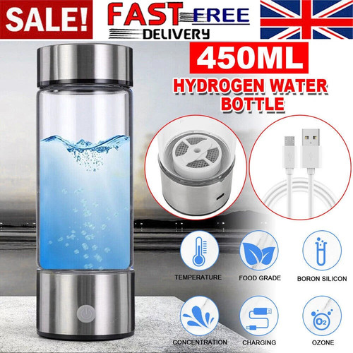 Hydrogen water bottle 450ml - hydrogen,