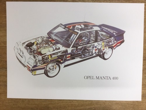 Opel manta 400 print jim - by,