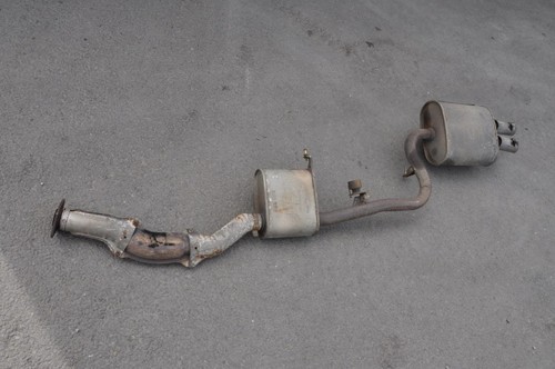 Rear exhaust section - section, back