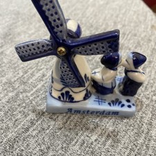 Vtg Deco Blue Amsterdam