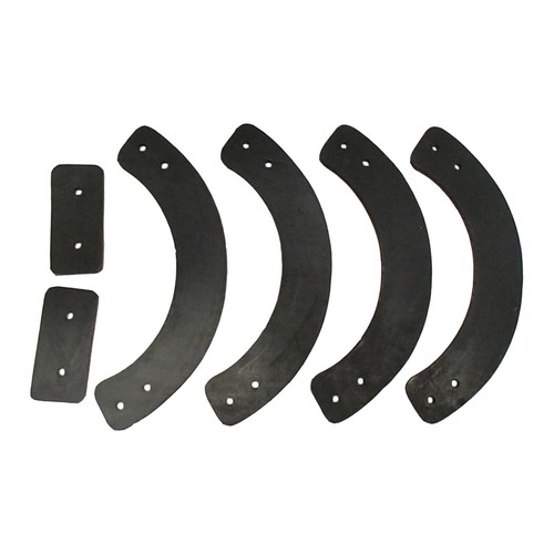 Snowblower rubber paddles - 6x,