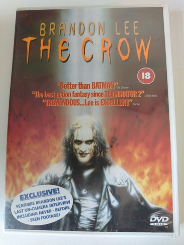 The crow dvd 1994 brandon - the,