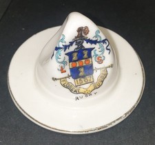 Crested Ware Scout Hat. Rugby