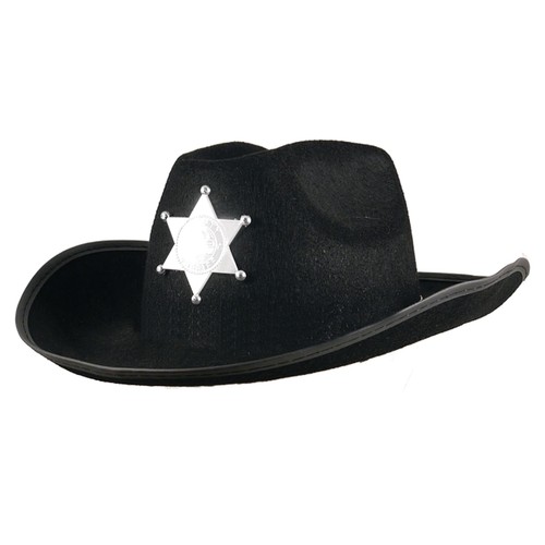 Smiffys sheriff hat black - hat,,