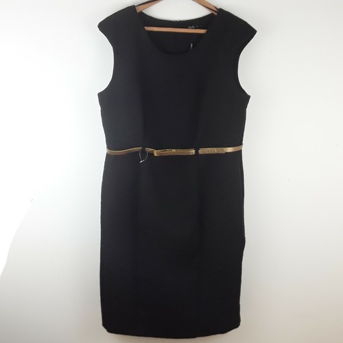 Ladies black dress with - m&co,