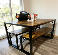 45.5" Retro Industrial Dining