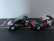 2  Carrera go 1/43 Citreon DS3 slot cars