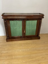 Late Regency rosewood two door chiffonier