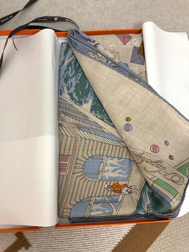 Hermès flagship shawl 140 - flagship,