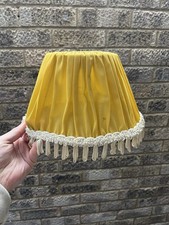 Small Vintage Yellow Lampshade
