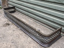 Brass Fire Fender Regency Vintage Antique Hearth Kerb Fireside 120 cm Long Heavy