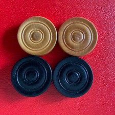 House Martin Backgammon - 4 Wooden Playing Pieces (2 x Black & 2 Brown) - Spares