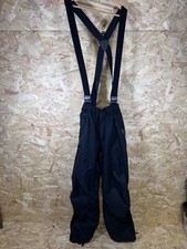 Paramo Salopettes Trousers Waterproof Black Outdoor Bib UK Mens Size Large L