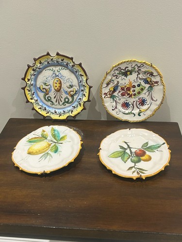 Set italian maiolica wall - 4,