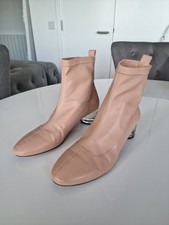Zara Nude/Beige Ankle Boots