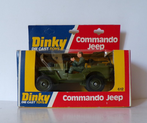 Dinky toys 612 commando jeep - toys,