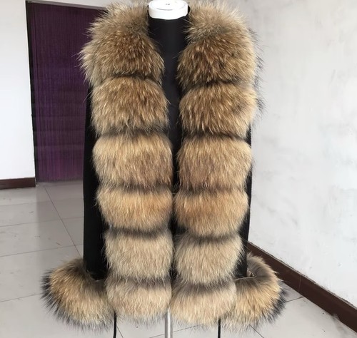 Raccoon fur cardigan women - fur, women’s