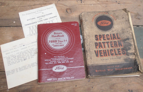 Ww2 ford cmp handbooks - cmp, x
